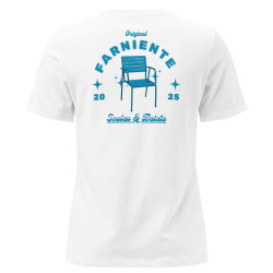 T-shirt femme “Farniente” – Souleu & Baieta – Douceur, soleil & style niçois