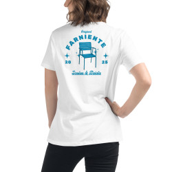 T-shirt femme “Farniente” – Souleu & Baieta – Douceur, soleil & style niçois
