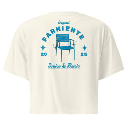 Crop top “Farniente” – Souleu & Baieta – L’été niçois en version stylée
