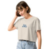 Crop top “Farniente” – Souleu & Baieta – L’été niçois en version stylée