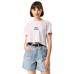 Crop top “Farniente” – Souleu & Baieta – L’été niçois en version stylée