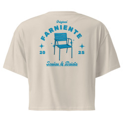 Crop top “Farniente” – Souleu & Baieta – L’été niçois en version stylée