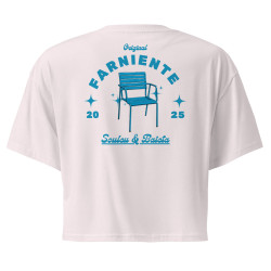 Crop top “Farniente” – Souleu & Baieta – L’été niçois en version stylée