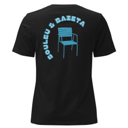 T-shirt Femme "Souleu & Baieta" – Élégance Décontractée & Broderie Méditerranéenne