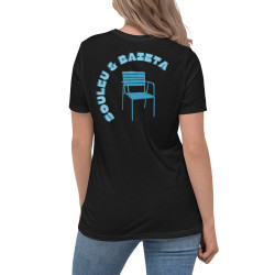 T-shirt Femme "Souleu & Baieta" – Élégance Décontractée & Broderie Méditerranéenne