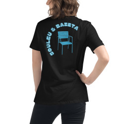 T-shirt Femme "Souleu & Baieta" – Élégance Décontractée & Broderie Méditerranéenne