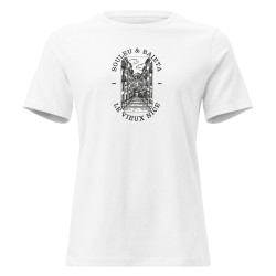 T-shirt Femme "Vieux Nice - Souleu & Baieta" : L'Élégance Décontractée Inspirée du Cœur de Nice