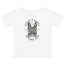 T-shirt Bébé "Vieux Nice - Souleu & Baieta" : Le Charme Niçois Dès Le Berceau
