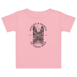 T-shirt Bébé "Vieux Nice - Souleu & Baieta" : Le Charme Niçois Dès Le Berceau
