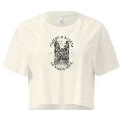 Crop Top "Vieux Nice - Souleu & Baieta" : L'Été Méditerranéen à Porter