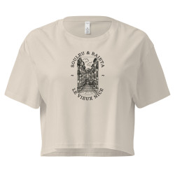 Crop Top "Vieux Nice - Souleu & Baieta" : L'Été Méditerranéen à Porter