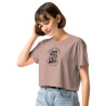 Crop top « Cascade de Gairaut Souleu & Baieta » – Illustration de Nice
