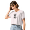 Crop top « Cascade de Gairaut Souleu & Baieta » – Illustration de Nice