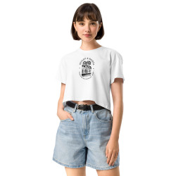 Crop top « Cascade de Gairaut Souleu & Baieta » – Illustration de Nice