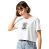 Crop top « Cascade de Gairaut Souleu & Baieta » – Illustration de Nice
