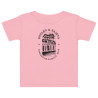 T-shirt bébé « Cascade de Gairaut Souleu & Baieta » – Illustration douce et authentique de Nice