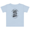 T-shirt bébé « Cascade de Gairaut Souleu & Baieta » – Illustration douce et authentique de Nice