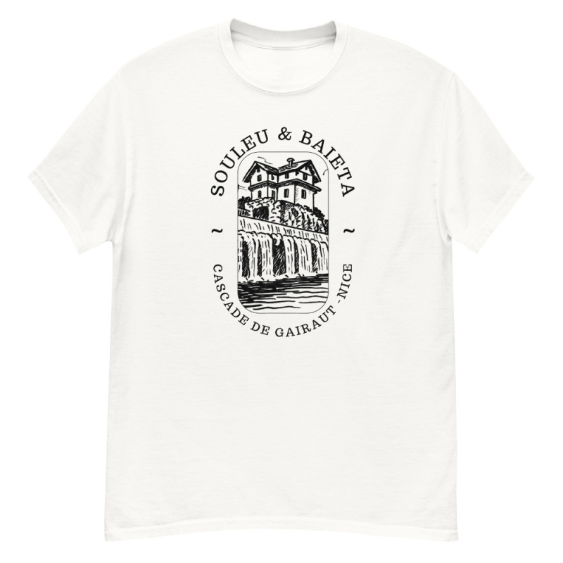 T-shirt « Cascade de Gairaut Souleu & Baieta » – Élégance et confort méditerranéen