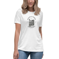 T-shirt Femme "Rade de Villafranca" – Douceur, Style et Authentique Inspiration Méditerranéenne