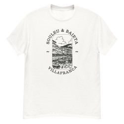 T-shirt "Villafranca Souleu & Baieta" – Authentique, Structuré et Méditerranéen