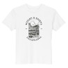 T-shirt Enfant "Villafranca Souleu & Baieta" – Naturel, Confortable et Méditerranéen