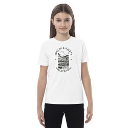 T-shirt Enfant "Villafranca Souleu & Baieta" – Naturel, Confortable et Méditerranéen