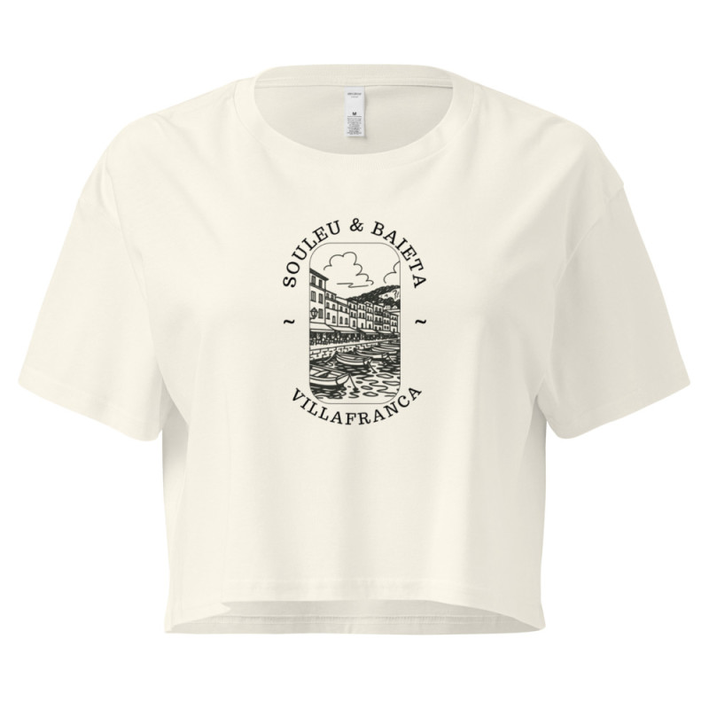Crop Top Femme "Villafranca Souleu & Baieta" Crop Top Femme "Villafranca Souleu & Baieta"