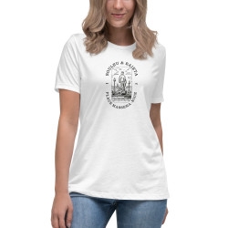 T-shirt Femme Place Masséna à Nice – Douceur et Élégance Méditerranéenne