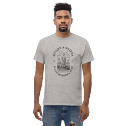 T-shirt Place Masséna à Nice – Style Structuré et Élégance Méditerranéenne