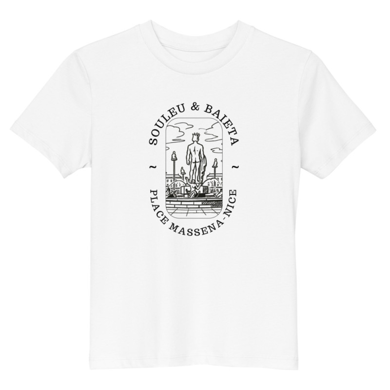 T-shirt Enfant – Illustration Place Masséna à Nice T-shirt Enfant – Illustration Place Masséna à Nice
