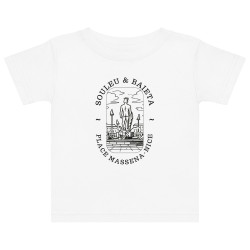 T-shirt Bébé Place Masséna à Nice – Douceur Méditerranéenne et Confort au Quotidien