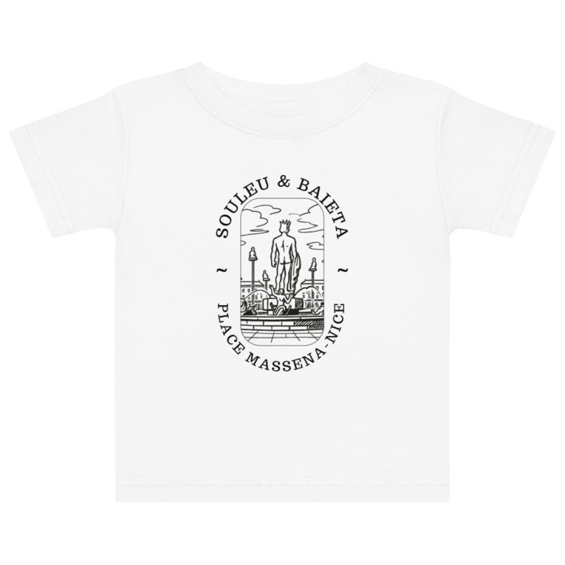 T-shirt Bébé Place Masséna à Nice – Douceur Méditerranéenne et Confort au Quotidien T-shirt Bébé Place Masséna à Nice – Douceur Méditerranéenne et Confort au Quotidien