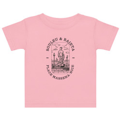 T-shirt Bébé Place Masséna à Nice – Douceur Méditerranéenne et Confort au Quotidien