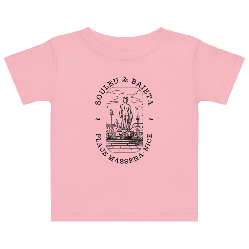 T-shirt Bébé Place Masséna à Nice – Douceur Méditerranéenne et Confort au Quotidien T-shirt Bébé Place Masséna à Nice – Douceur Méditerranéenne et Confort au Quotidien