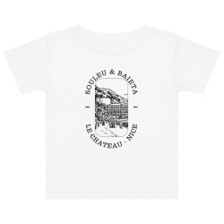 T-shirt bébé Château de Nice, confort azuréen au quotidien