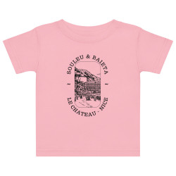 T-shirt bébé Château de Nice, confort azuréen au quotidien