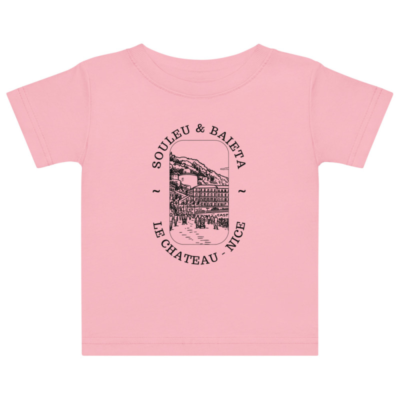 T-shirt bébé Château de Nice, confort azuréen au quotidien T-shirt bébé Château de Nice, confort azuréen au quotidien
