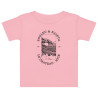 T-shirt bébé Château de Nice, confort azuréen au quotidien