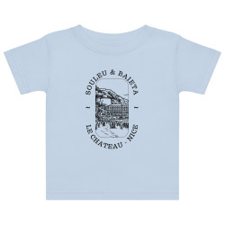 T-shirt bébé Château de Nice, confort azuréen au quotidien