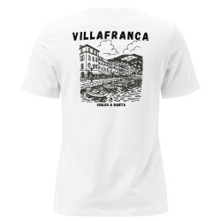 T-shirt femme “Villafranca” – Illustration de la rade de Villefranche-sur-Mer