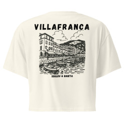 Crop top “Villafranca” – Illustration de la baie de Villefranche-sur-Mer