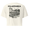 Crop top “Villafranca” – Illustration de la baie de Villefranche-sur-Mer