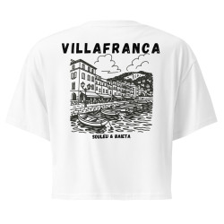 Crop top “Villafranca” – Illustration de la baie de Villefranche-sur-Mer
