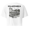 Crop top “Villafranca” – Illustration de la baie de Villefranche-sur-Mer