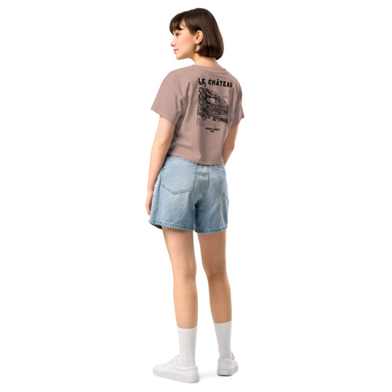 Crop Top “Le Château” – Souleu & Baieta Nice Crop Top “Le Château” – Souleu & Baieta Nice