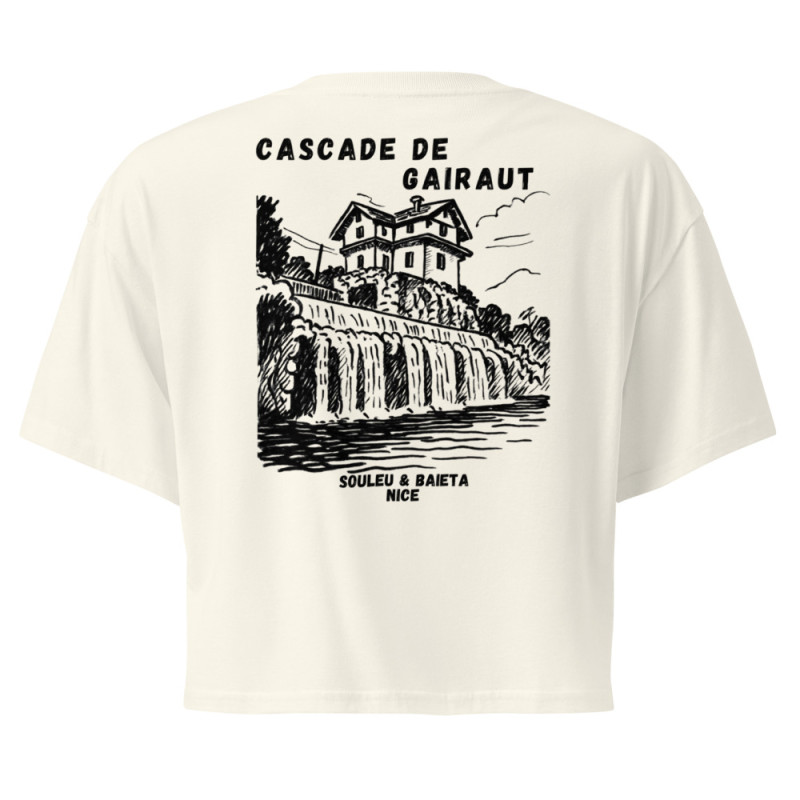 Crop top “Cascade de Gairaut” – Souleu & Baieta Nice Crop top “Cascade de Gairaut” – Souleu & Baieta Nice