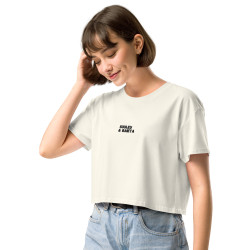Crop top “Cascade de Gairaut” – Souleu & Baieta Nice