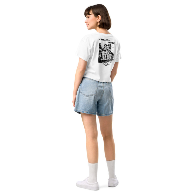 Crop top “Cascade de Gairaut” – Souleu & Baieta Nice Crop top “Cascade de Gairaut” – Souleu & Baieta Nice