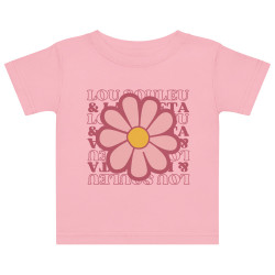 T-shirt bébé Marguerite “Lou Souleu & La Baieta”
