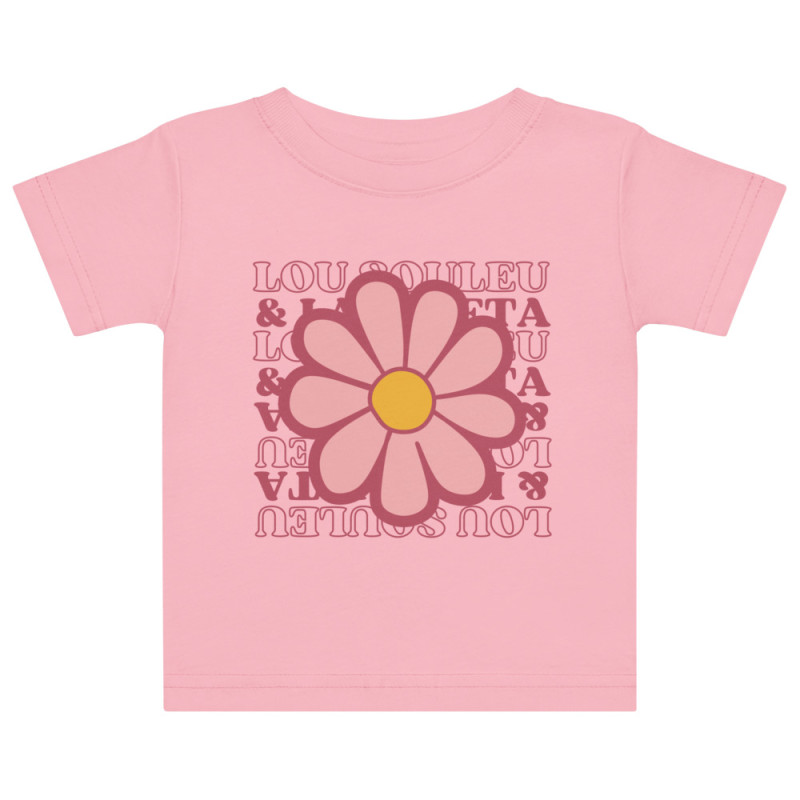 T-shirt bébé Marguerite “Lou Souleu & La Baieta” T-shirt bébé Marguerite “Lou Souleu & La Baieta”